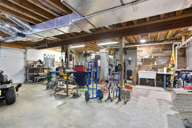 a view of storage and utility room