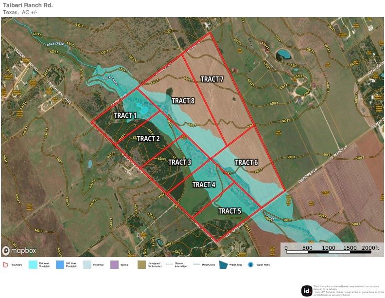 8 Talbert Ranch Road China Spring, TX 76633 - Photo 3 of 28 a black and white photo of a tennis court