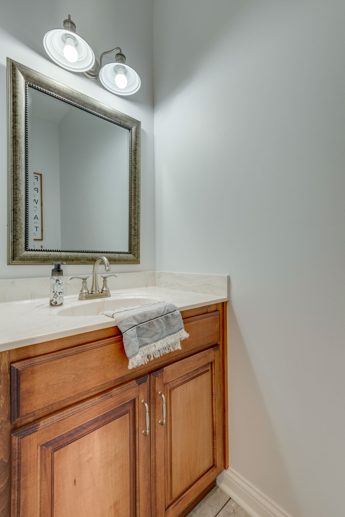 2822 Lock Hollow Road Dickson, TN 37055 - Photo 30 of 45 a bathroom with a sink and a mirror