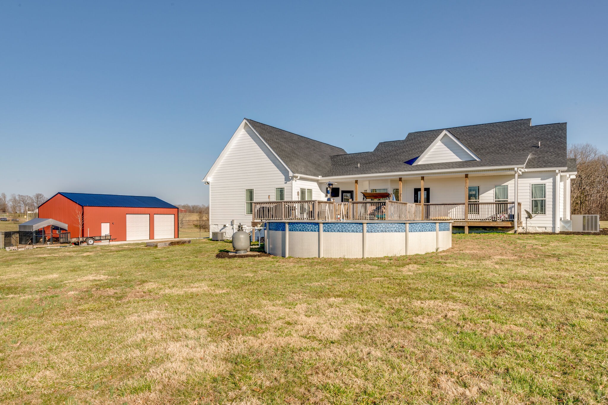 2822 Lock Hollow Road Dickson, TN 37055 - Photo 33 of 45 a view of a house with swimming pool