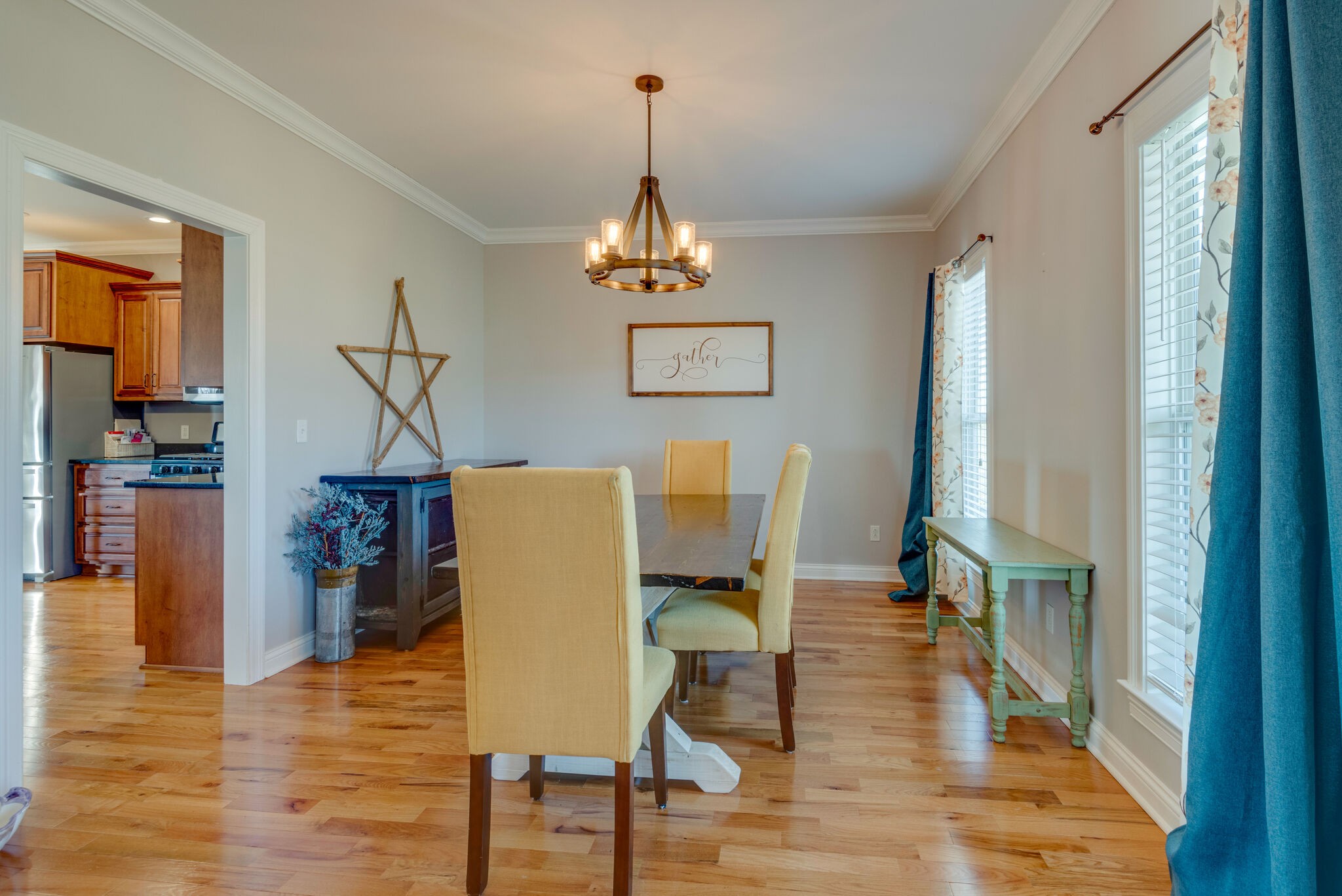 2822 Lock Hollow Road Dickson, TN 37055 - Photo 10 of 45 a view of a dining room with furniture window and wooden floor