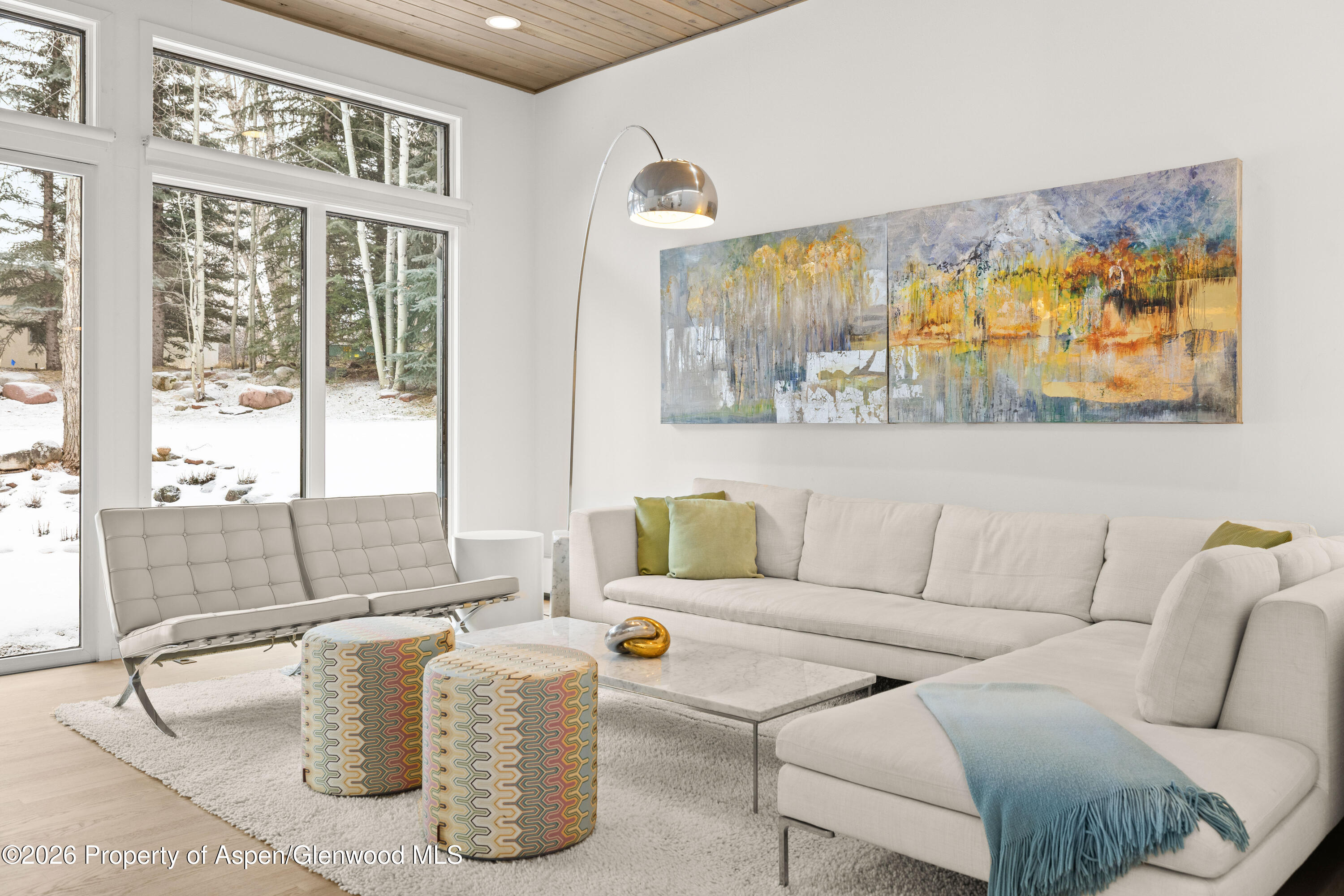 55 Overlook Drive Aspen, CO 81611 - Photo 5 of 25 a living room with furniture and a large window