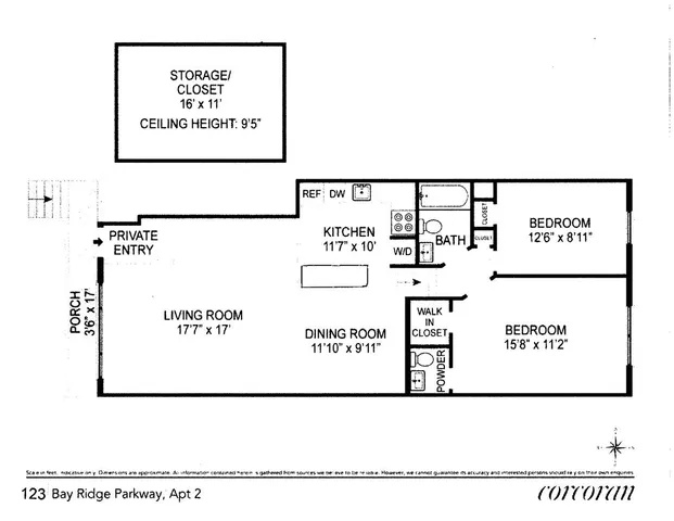 $650,000 | 123 Bay Ridge Parkway, Unit 2 | Bay Ridge