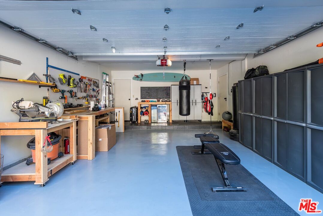 8544 Ridpath Drive West Hollywood, CA 90046 - Photo 30 of 34 a view of a room with gym equipment