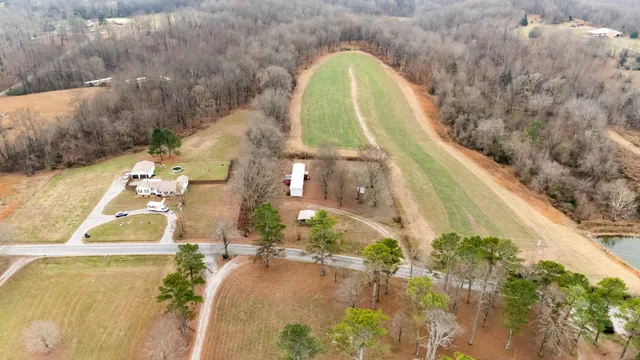 a view of swimming pool with a garden