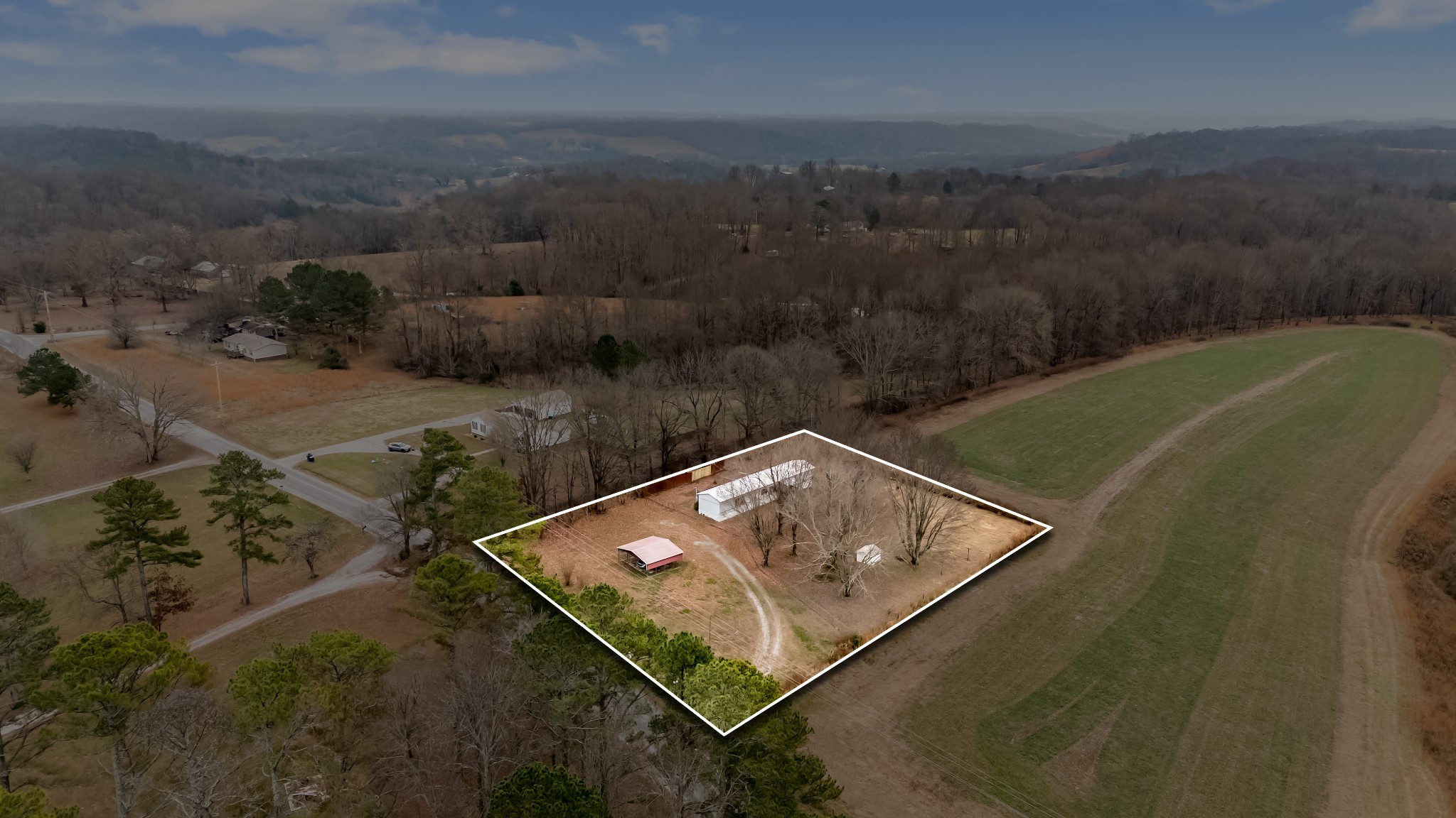 640 Powell Chapel Road Pulaski, TN 38478 - Photo 42 of 50 a view of a yard from a balcony