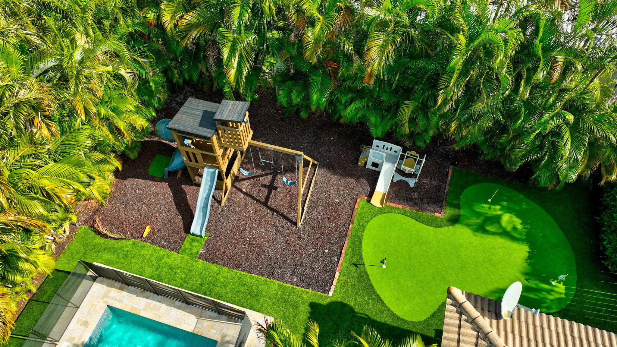 851 Southwest 7th Street Boca Raton, FL 33486 - Photo 32 of 36 Ariel view of backyard