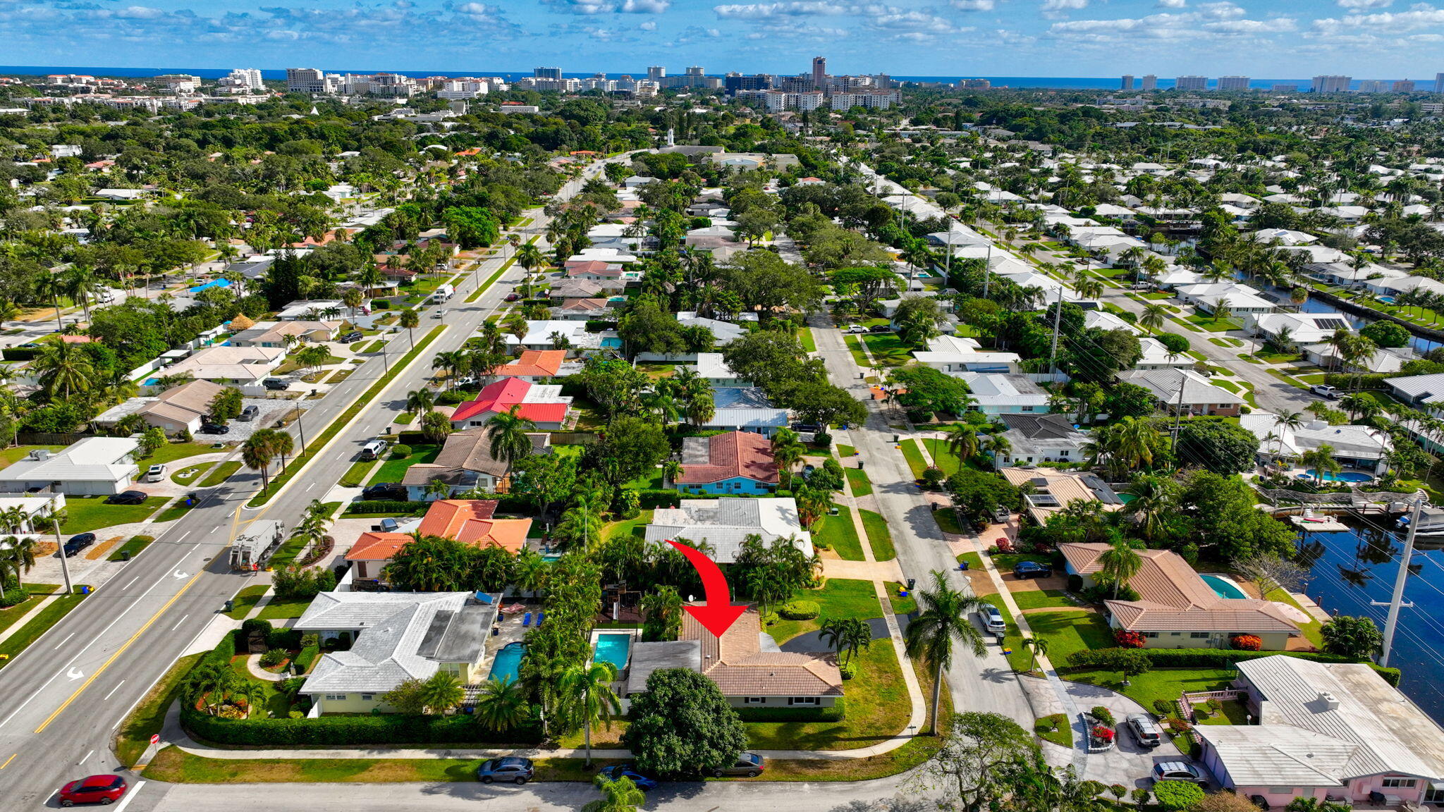 851 Southwest 7th Street Boca Raton, FL 33486 - Photo 34 of 36 Ariel view