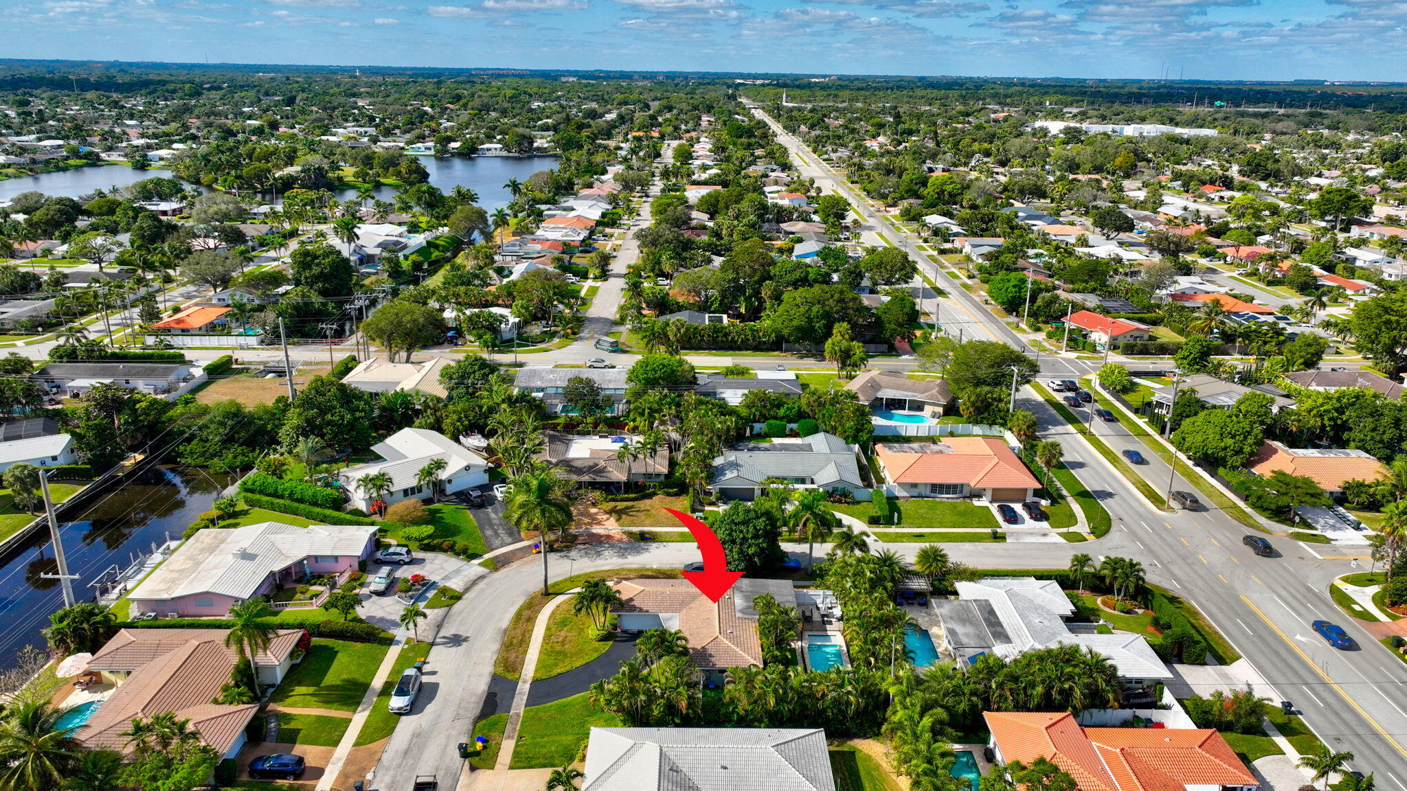 851 Southwest 7th Street Boca Raton, FL 33486 - Photo 35 of 36 Ariel view