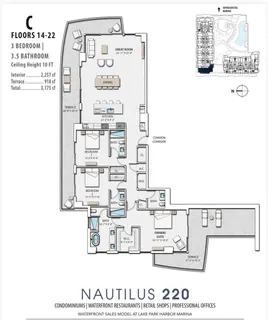 $2,895,000 | 220 Lake Shore Drive, Unit 2123, Lake Park, FL 33403