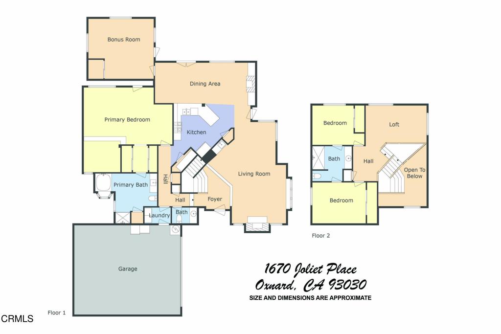 670 Joliet Place Oxnard, CA 93030 - Photo 33 of 33 a picture of a floor plan