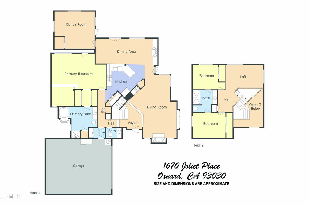 670 Joliet Place Oxnard, CA 93030 - Photo 32 of 33 a picture of a floor plan