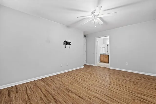 wooden floor in an empty room