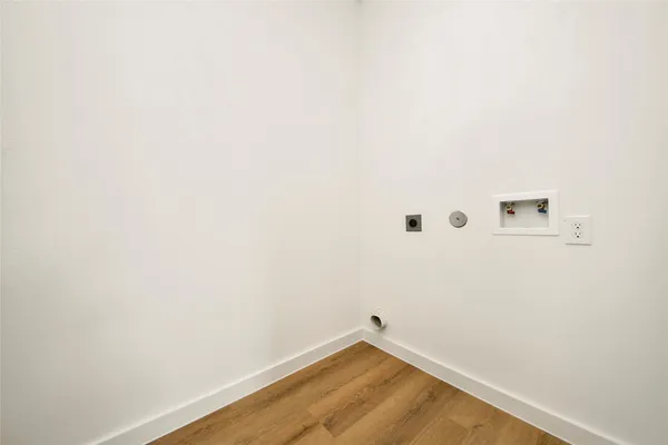a view of small space with empty racks