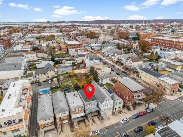 an aerial view of city