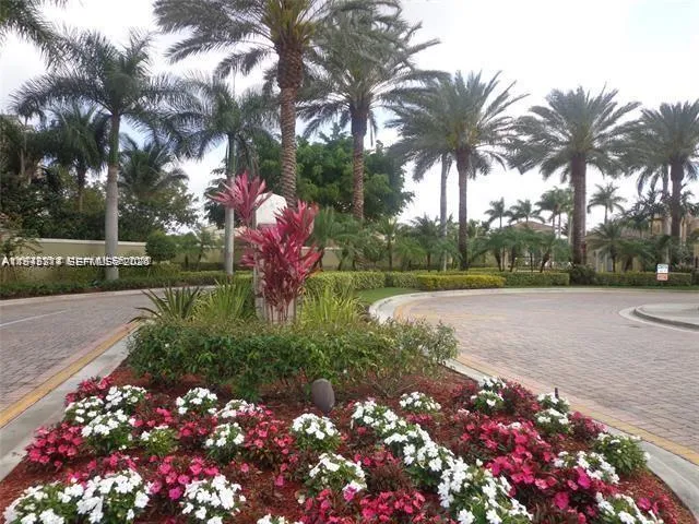 a view of a yard with an outdoor space