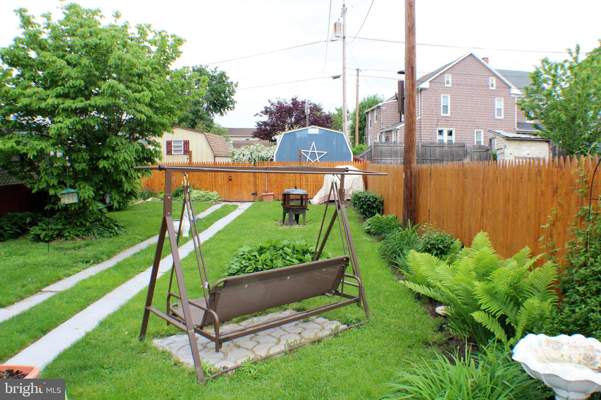 145 3rd Street Hanover, PA 17331 - Photo 23 of 28 Beautiful fenced rear yard with swing