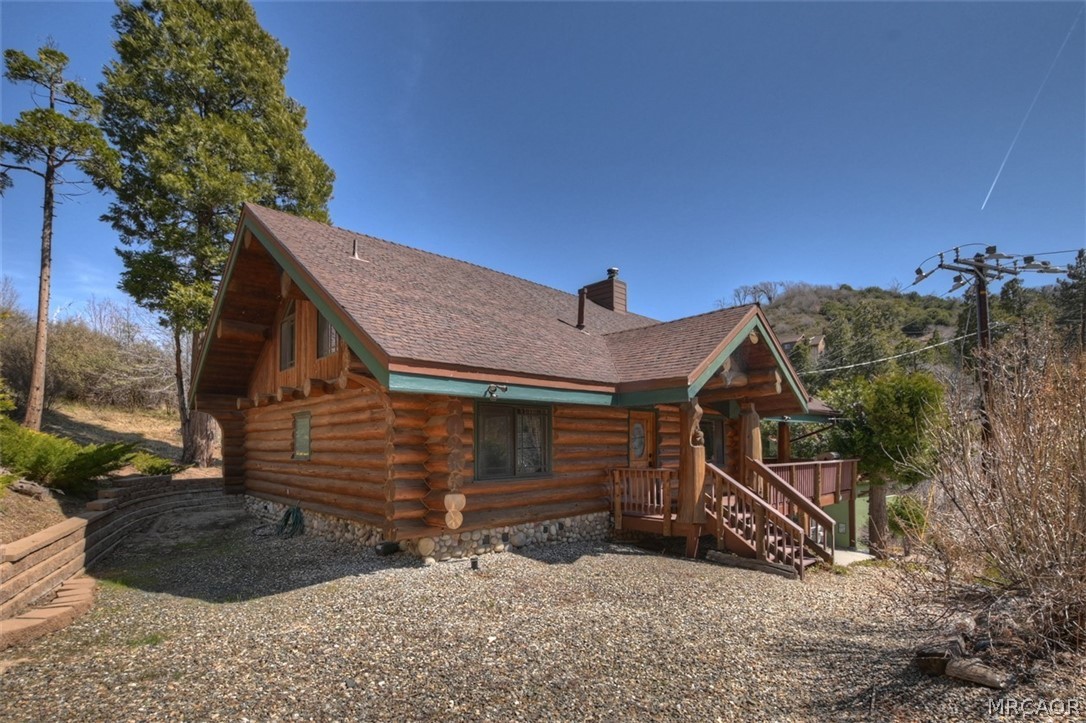 29632 Hook Creek Road Cedar Glen, CA 92321 - Photo 36 of 43 a view of a house with a yard