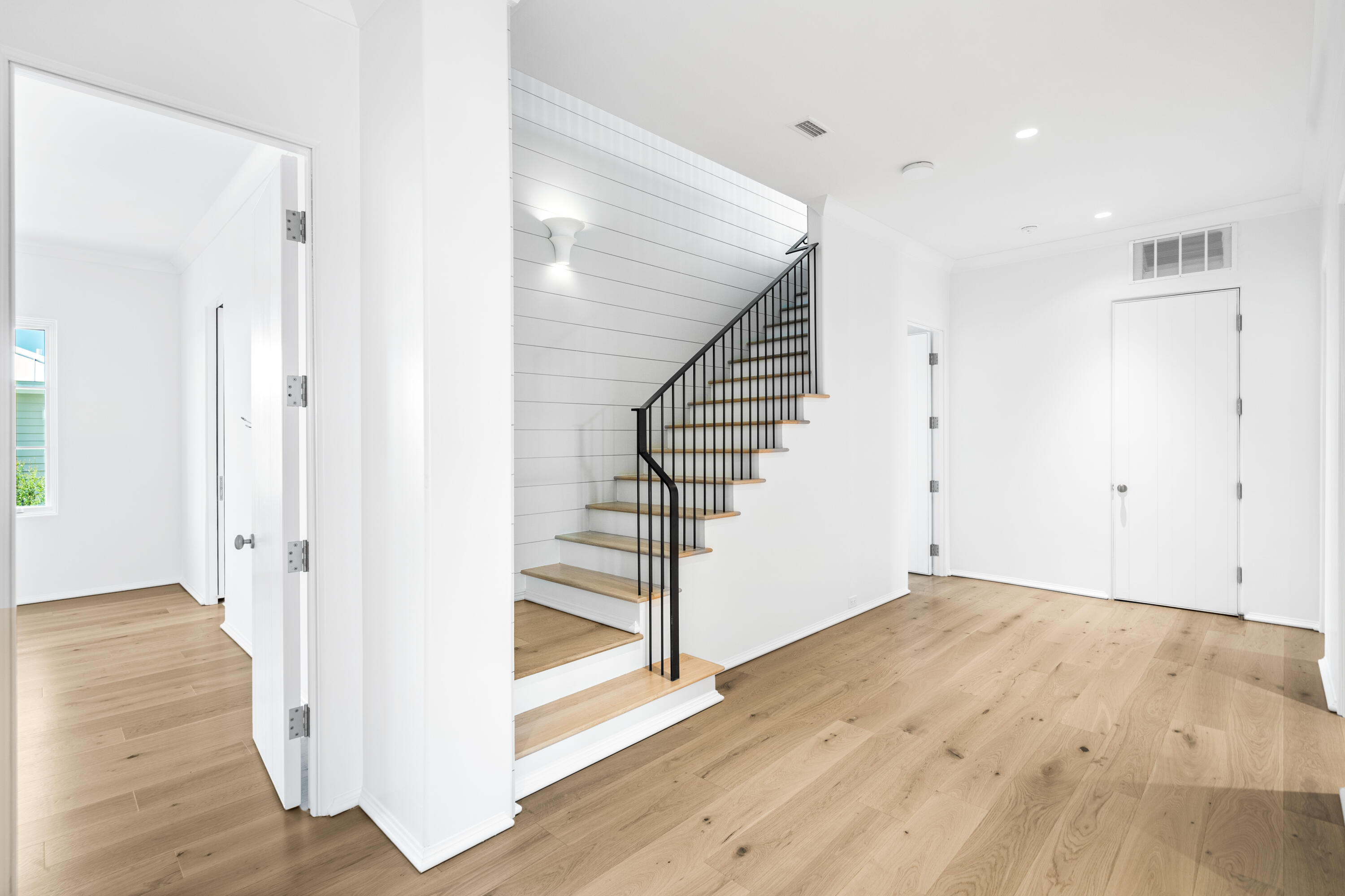 74 Elysee Ct Inlet Beach Inlet Beach, FL 32461 - Photo 21 of 46 a view of entryway and hall with wooden floor