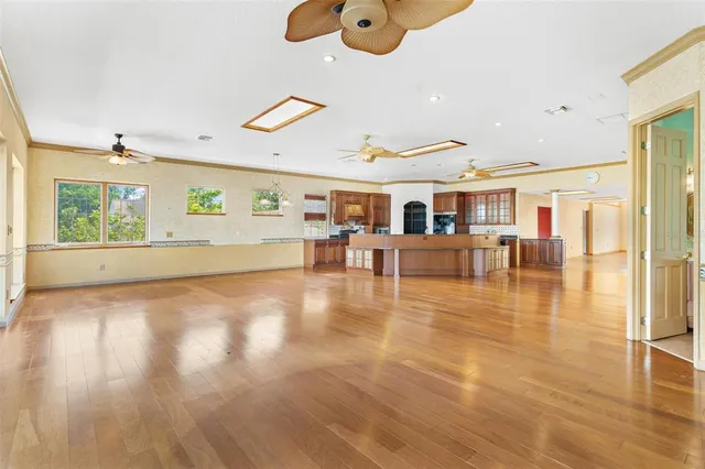 a view of a room with rack on the wall