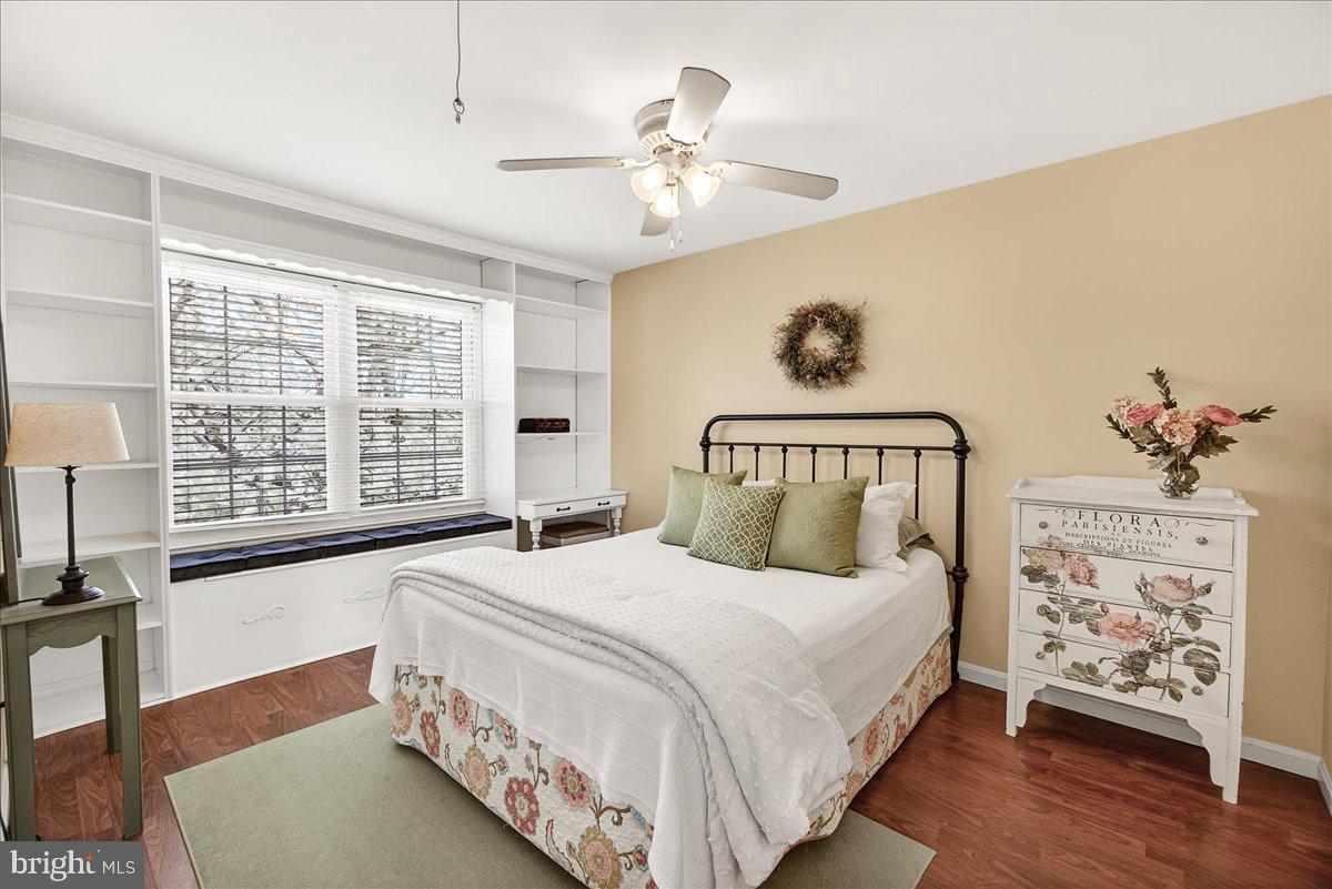 1000 Red Harvest Road Gambrills, MD 21054 - Photo 35 of 69 Rear bedroom w/ built-in shelves & desk