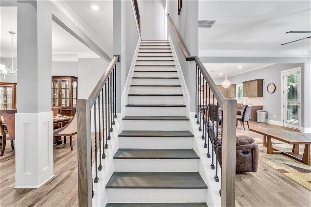 590 Eskew Road McDonough, GA 30252 - Photo 11 of 59 a view of entryway and hall with wooden floor