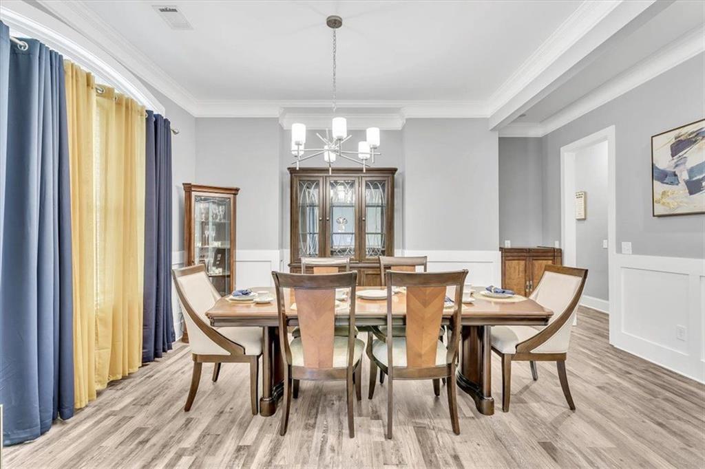 590 Eskew Road McDonough, GA 30252 - Photo 10 of 59 a view of a dining room with furniture window and outside view