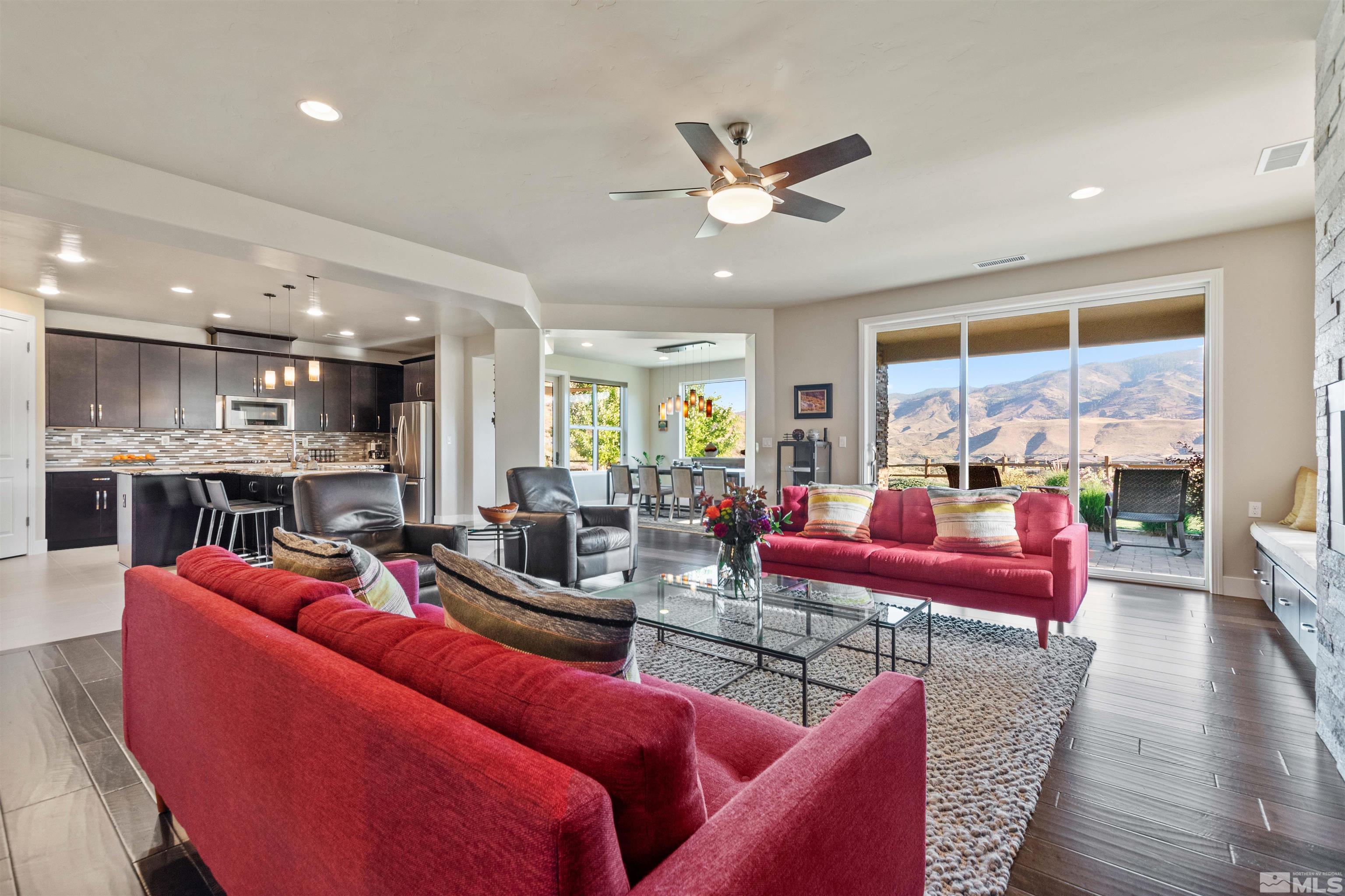 1575 Scott Valley Road Reno, NV 89523 - Photo 7 of 40 a living room with furniture kitchen view and a large window