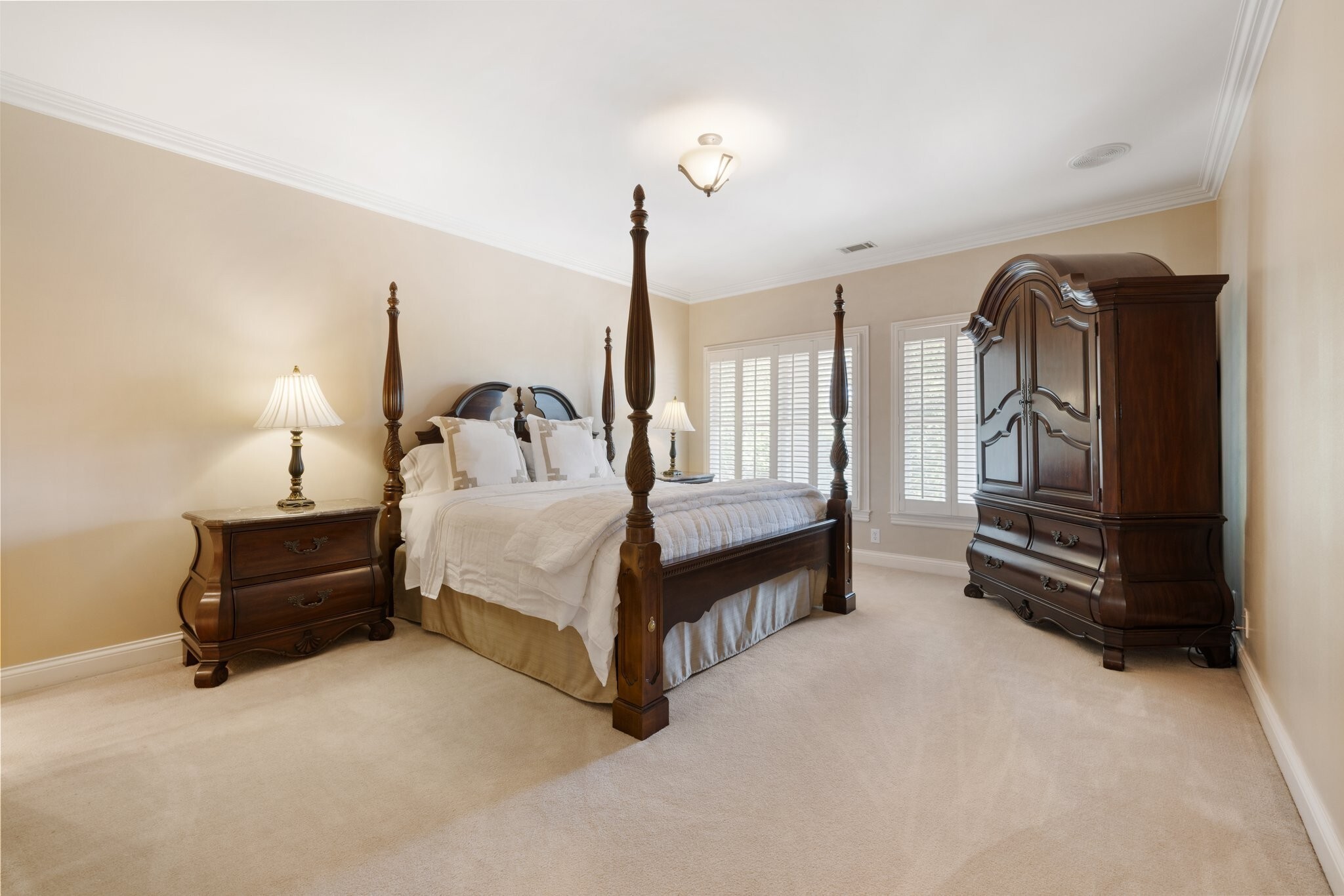 4025 Nestledown Drive Franklin, TN 37067 - Photo 38 of 57 a spacious bedroom with a bed a dresser and with the floor