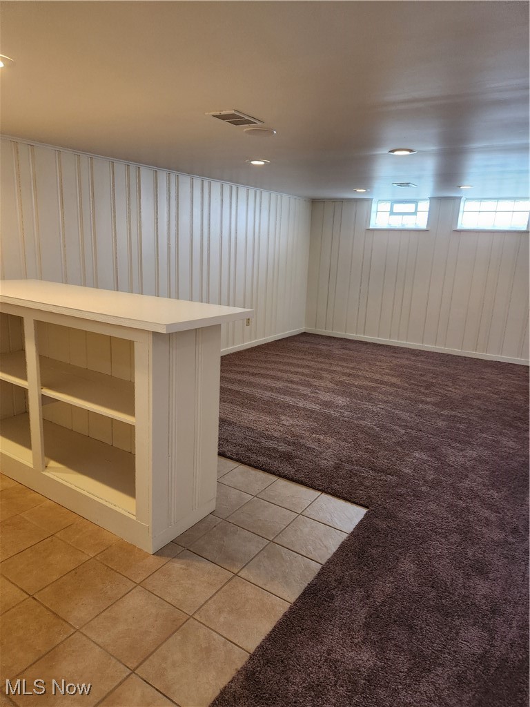 9716 Alexander Road Garfield Heights, OH 44125 - Photo 11 of 19 Rec Room with Ceramic Tile & Newer carpet