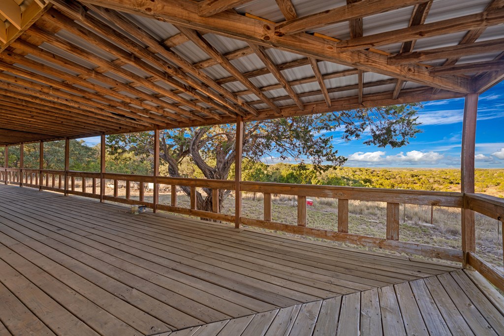 917 Bear Springs Road Mason, TX 76856 - Photo 21 of 38 a view of wooden deck
