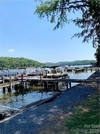 a view of a swimming pool with a bench