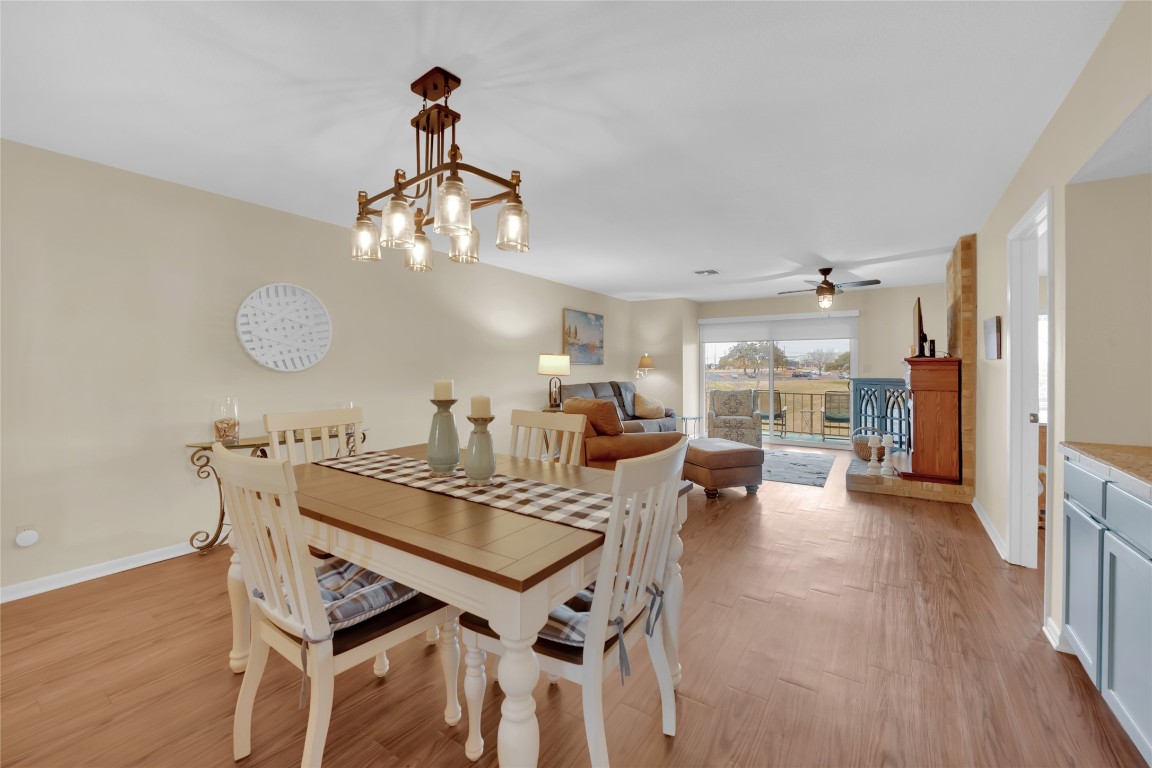 1201 Ranch Road 1431, Unit 8 Marble Falls, TX 78654 - Photo 4 of 24 Spacious Dining and Living Combo