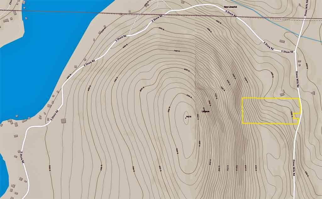 Lot 11 Drews Mill Road Houlton, ME 04730 - Photo 6 of 17 land-me-woodlot-topo