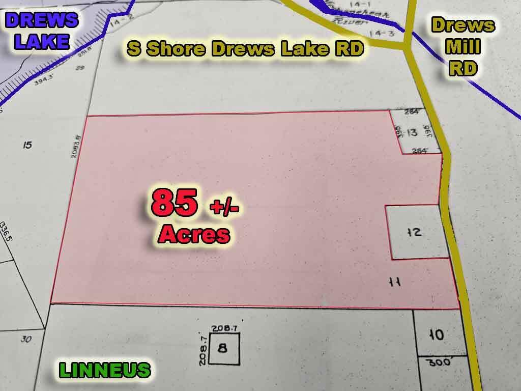Lot 11 Drews Mill Road Houlton, ME 04730 - Photo 7 of 17 land-map-linneus-95-acres