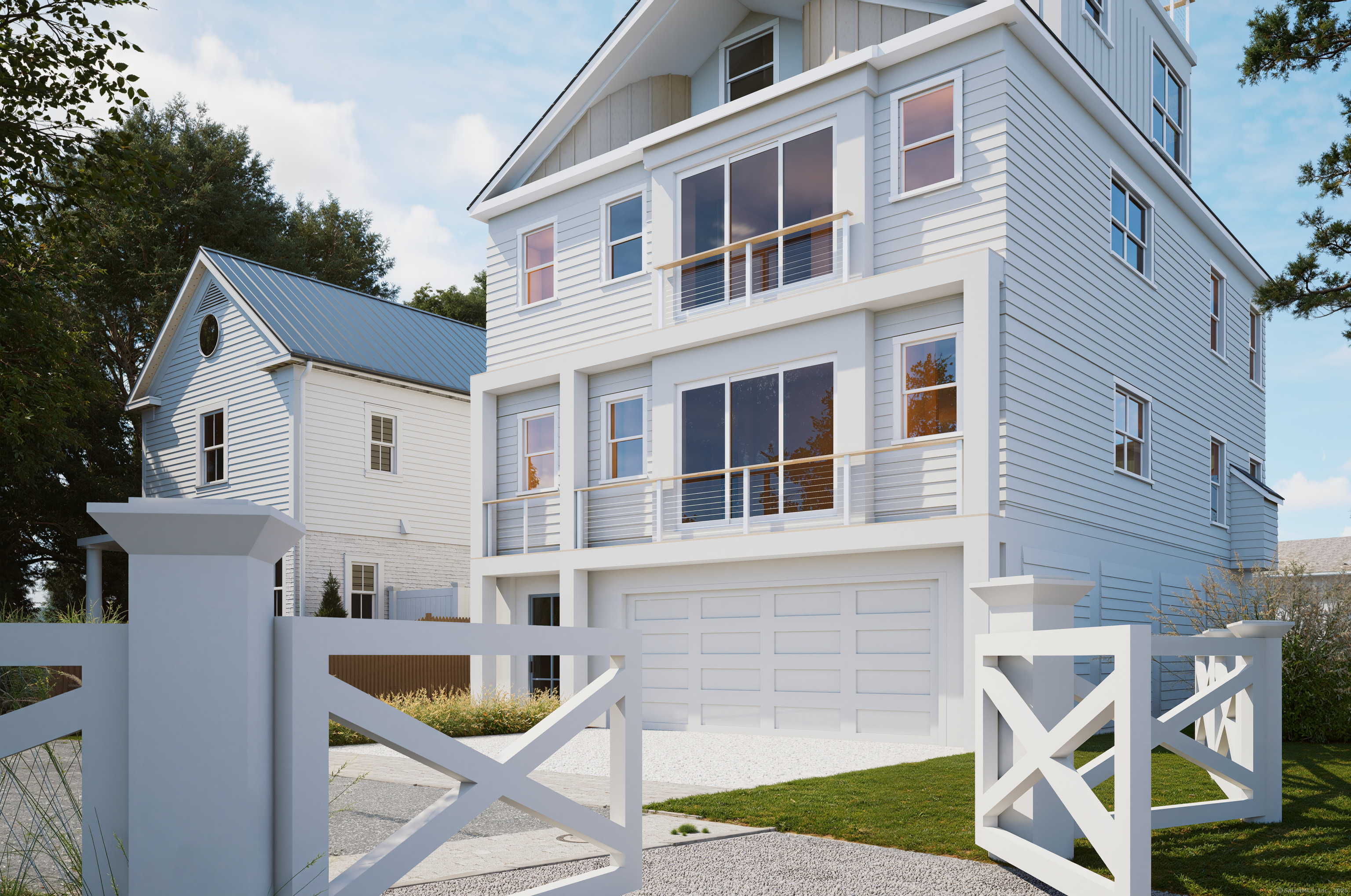 345 Old Dam Road Fairfield, CT 06824 - Photo 4 of 8 a front view of house with outdoor seating space