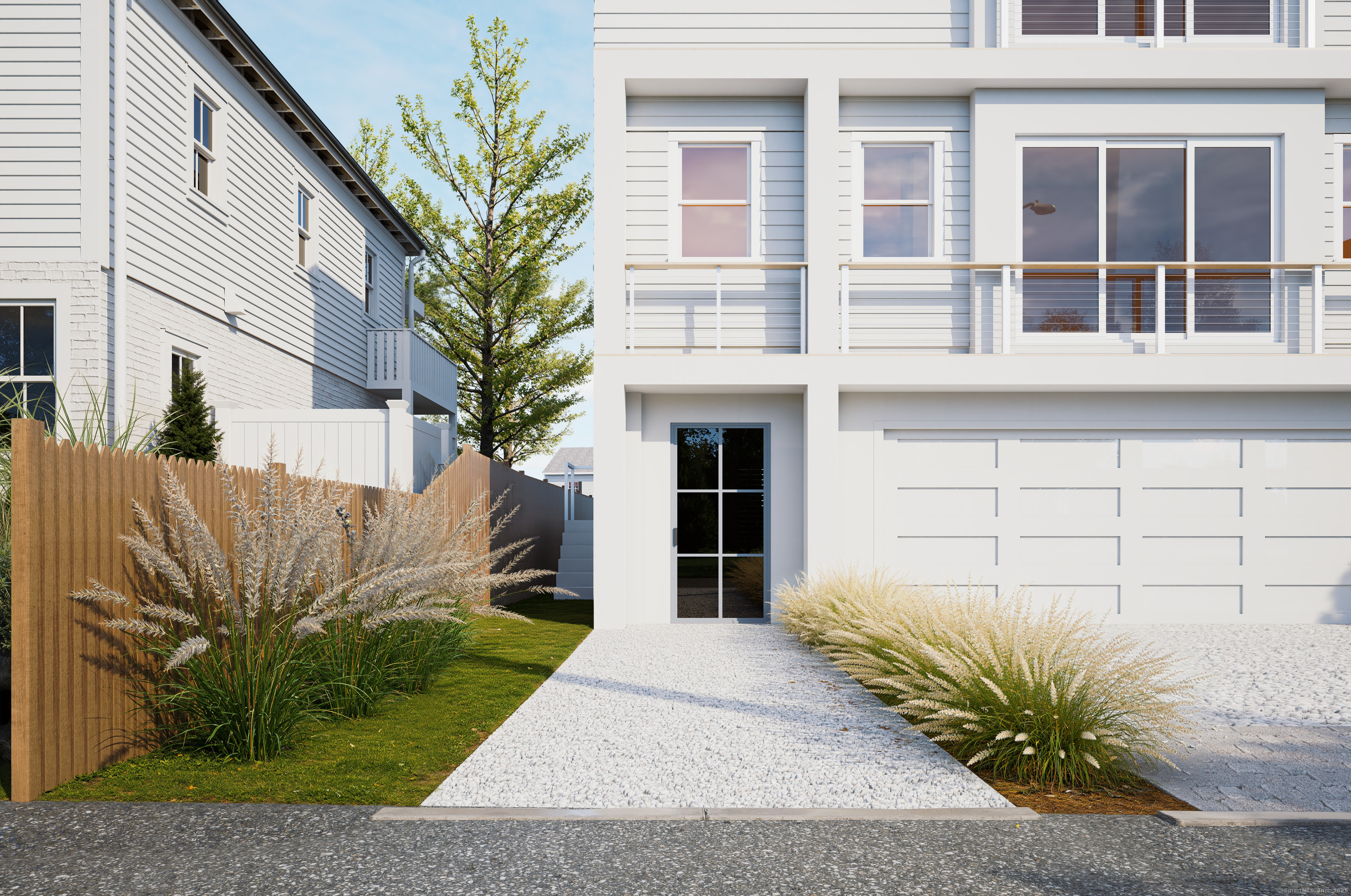 345 Old Dam Road Fairfield, CT 06824 - Photo 6 of 8 a front view of a house with a yard