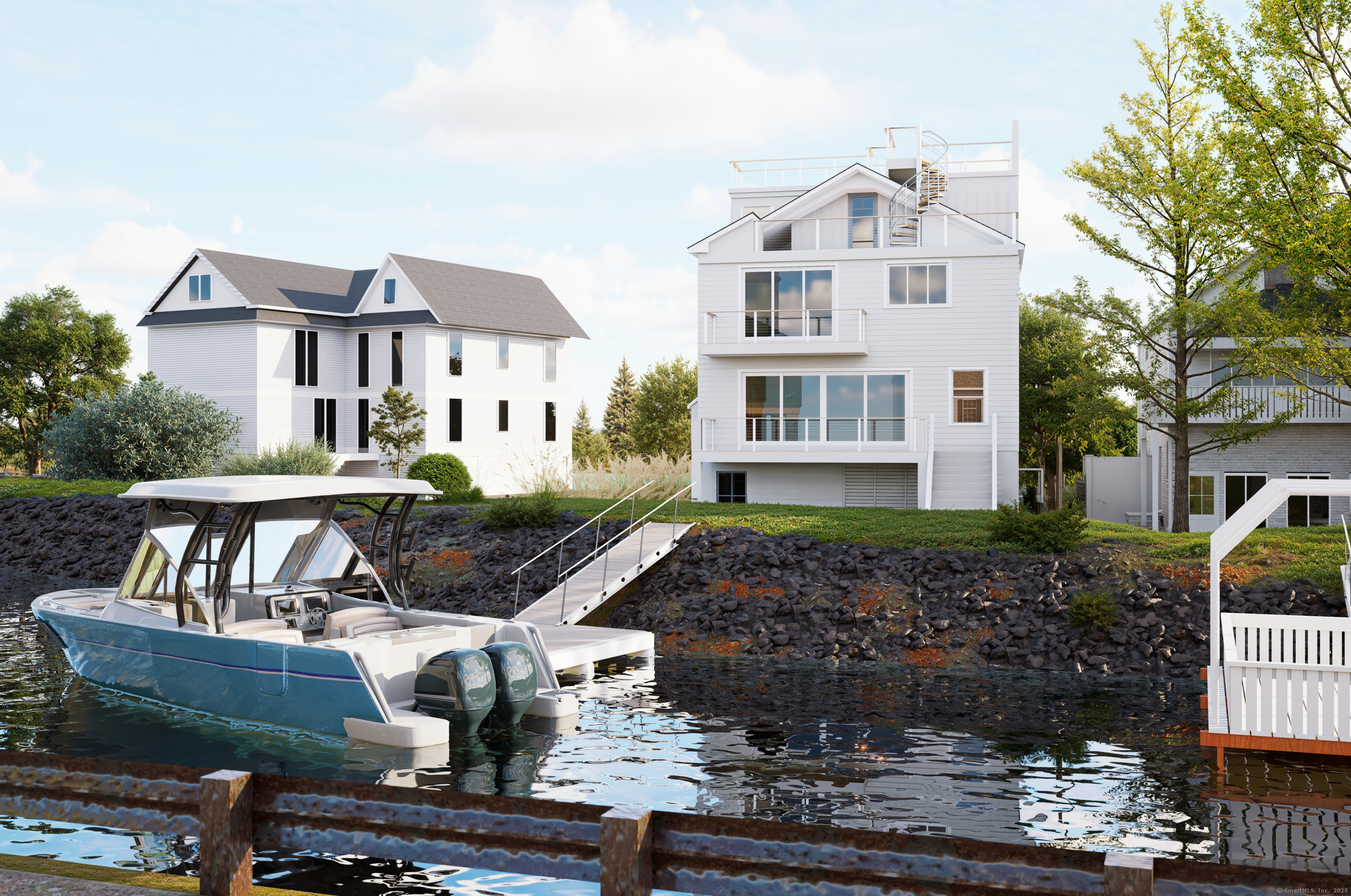 345 Old Dam Road Fairfield, CT 06824 - Photo 7 of 8 a view of a house with backyard and sitting area