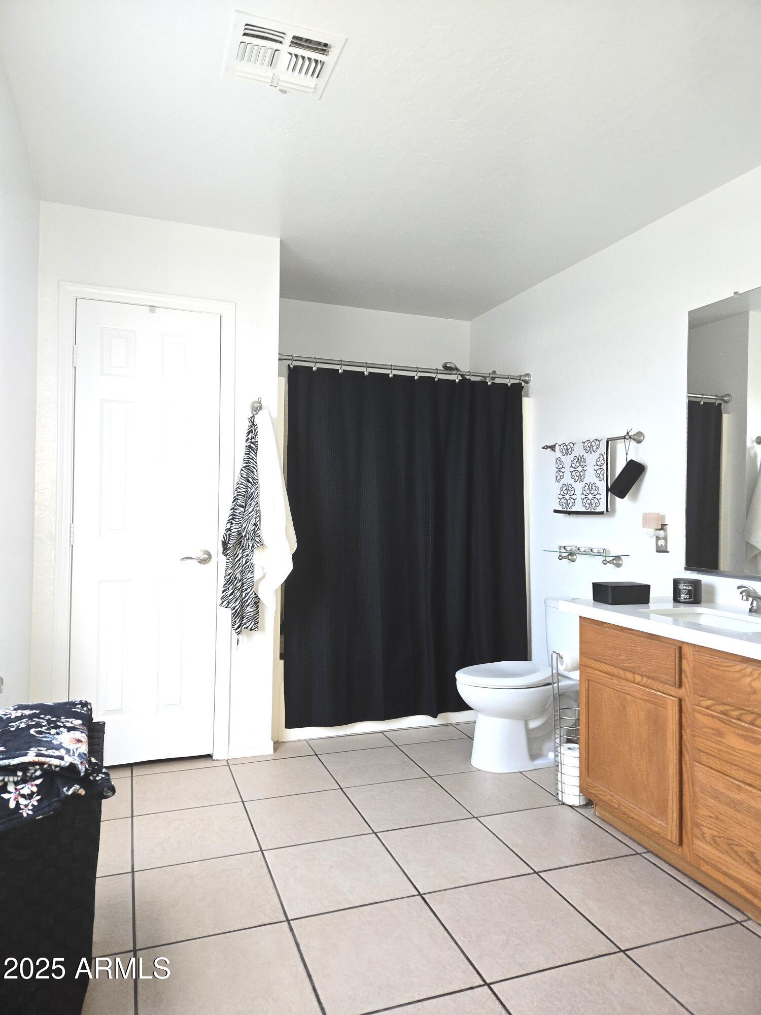 3283 South Conestoga Road Apache Junction, AZ 85119 - Photo 19 of 32 a bathroom with a toilet a sink and a shower