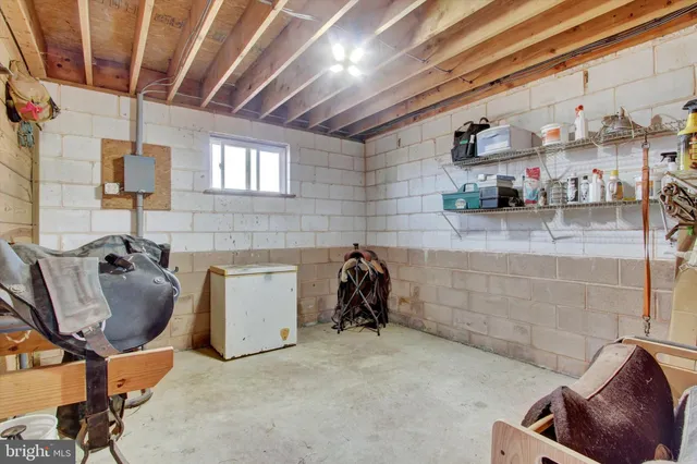 a view of a backyard with a lake view