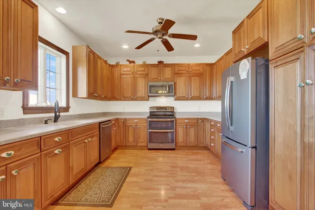 a room with a sink and a mirror