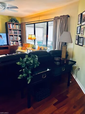 a view of a lake in middle of the house