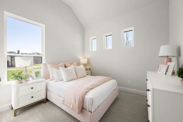 a living room with furniture and window