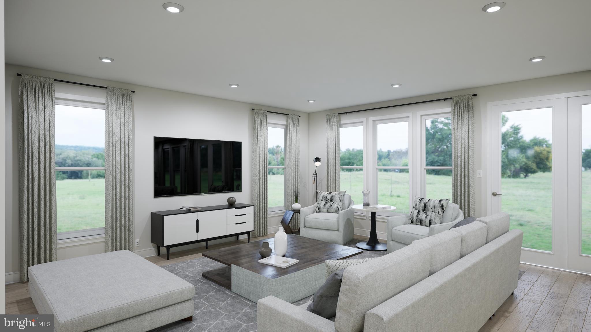 2645 Blue Rdg Avenue Marshall, VA 20115 - Photo 12 of 23 a living room with furniture a flat screen tv and a large window