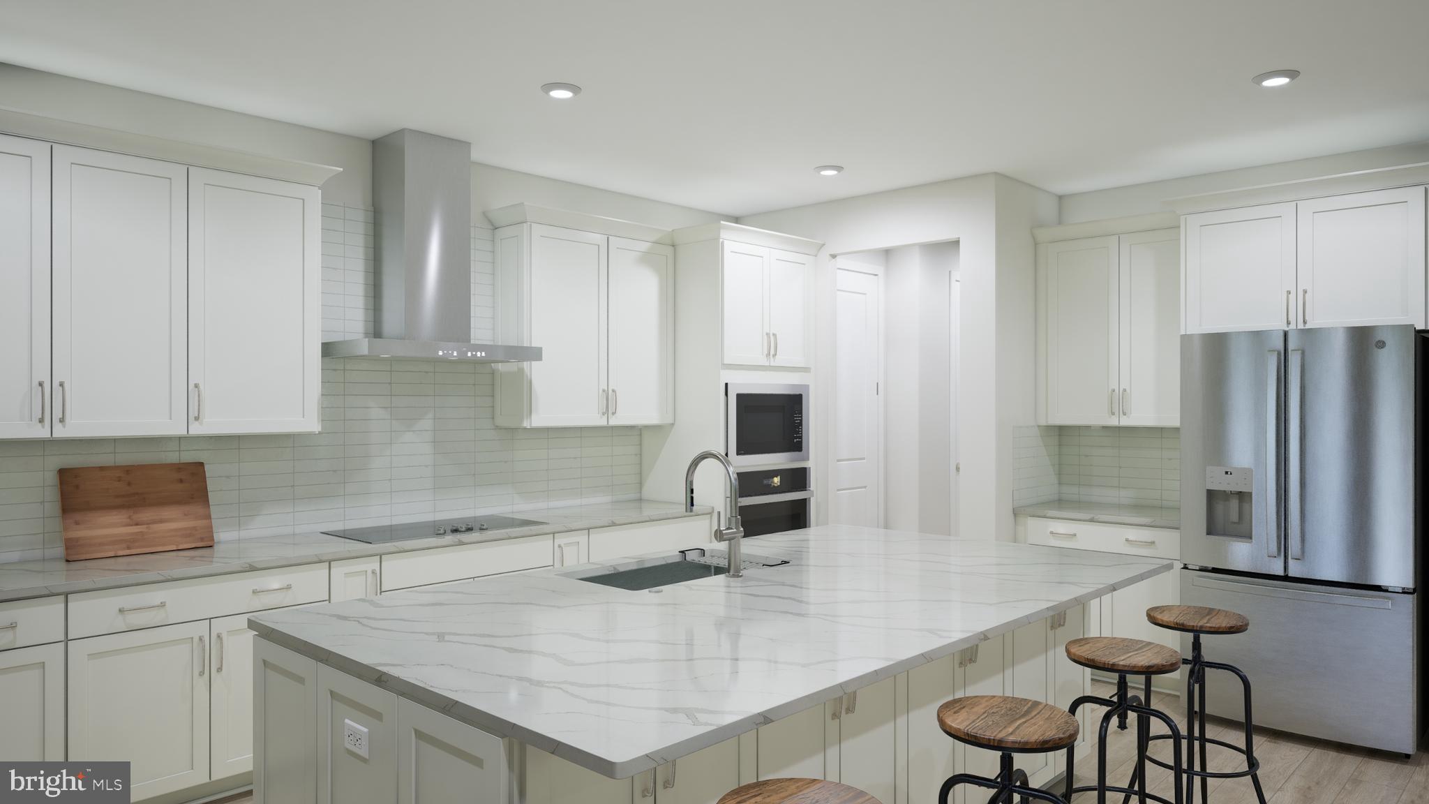 2645 Blue Rdg Avenue Marshall, VA 20115 - Photo 3 of 23 a kitchen with a sink a refrigerator and a stove top oven