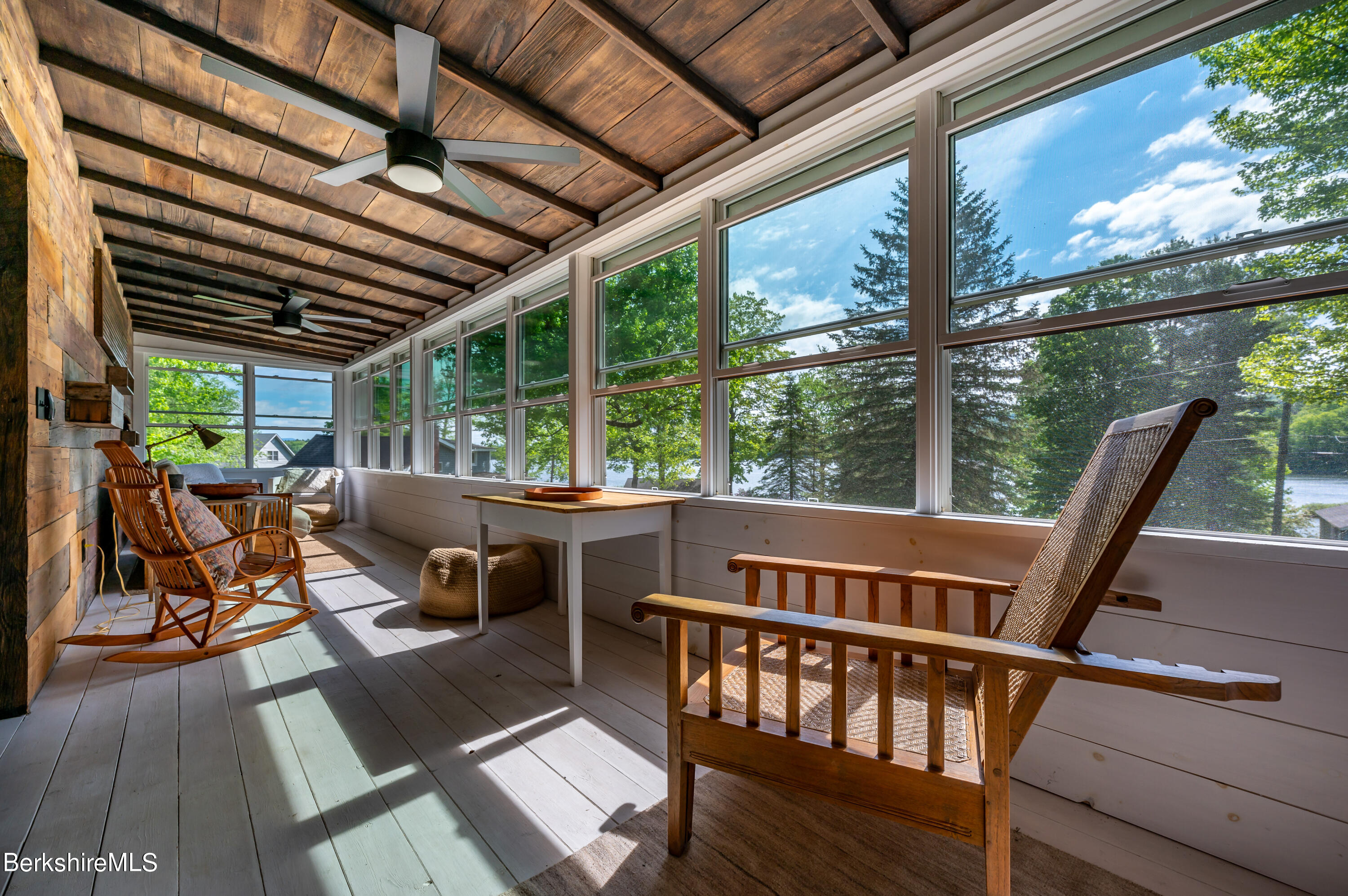 219 Shore Road Richmond, MA 01201 - Photo 2 of 28 a view of balcony with couch and chairs