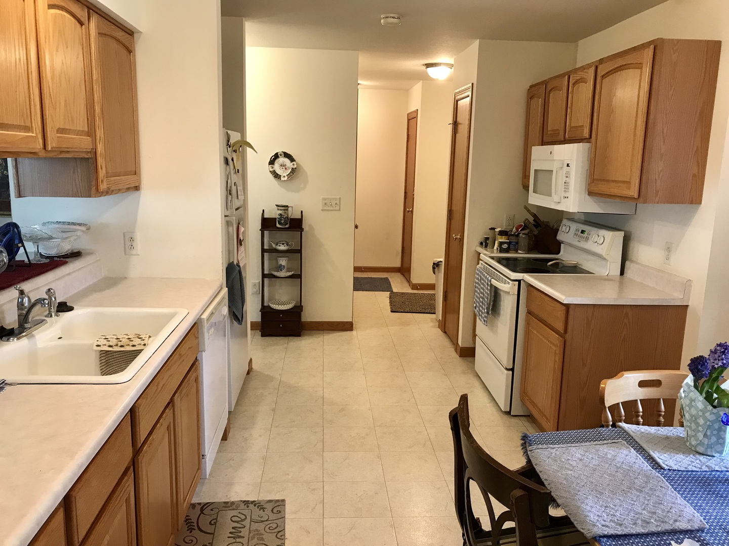 307 West Hudson Street Princeton, IL 61356 - Photo 6 of 23 a kitchen with a sink refrigerator and cabinets