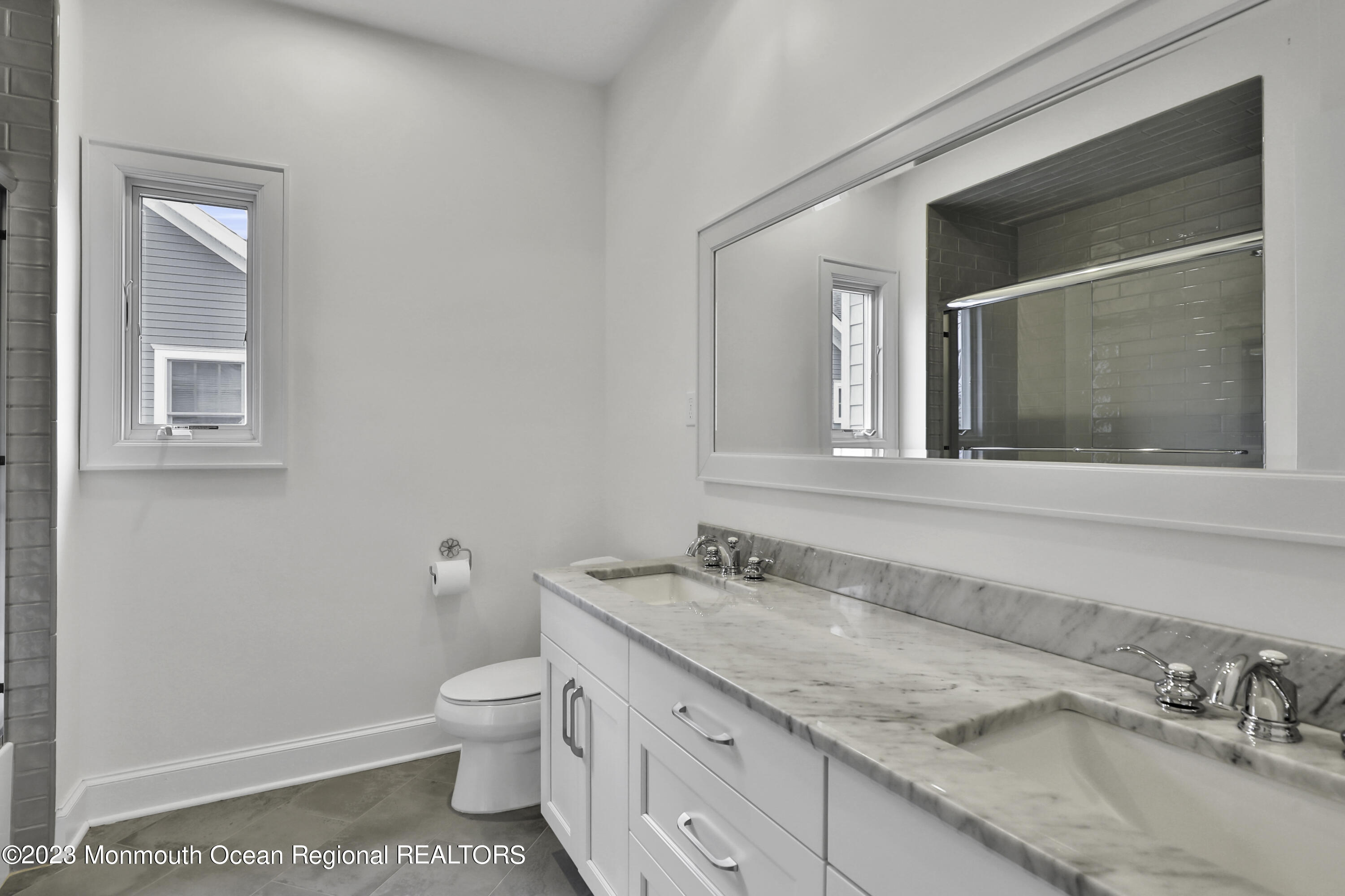 72 Ave Of Two Rivers Rumson, NJ 07760 - Photo 29 of 40 Attractive Hall Bath with Dual Vanity