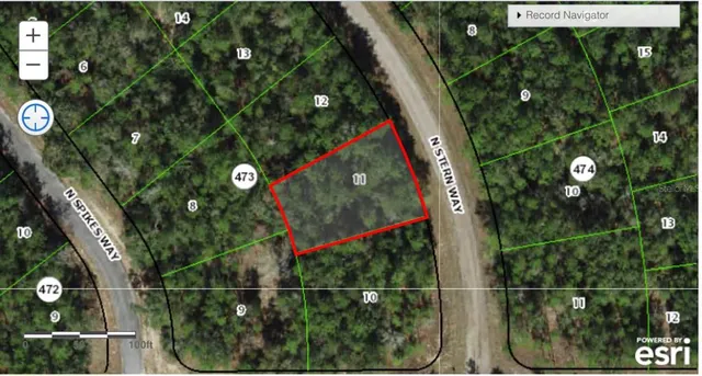 $25,000 | 8554 North Stern Drive, Citrus Springs, FL 34434