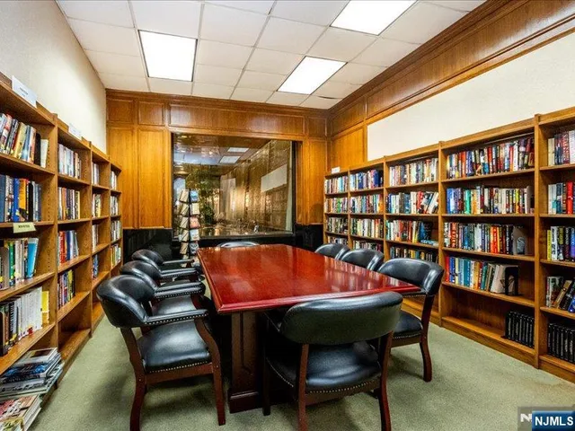 a view of an ocean with a barbeque